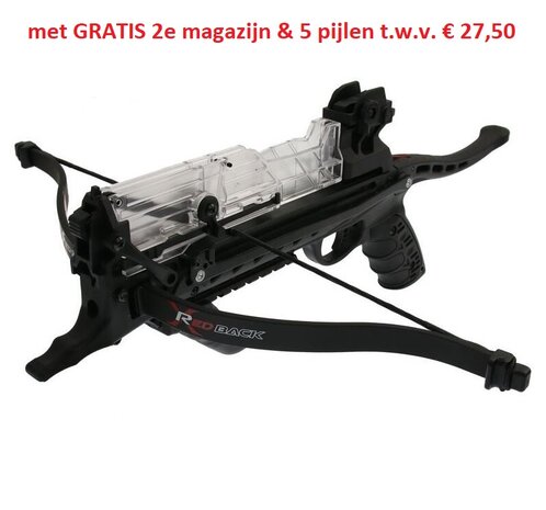 Hori-Zone RedBack XR RTS | 80 lbs | met 5-schots magazijn