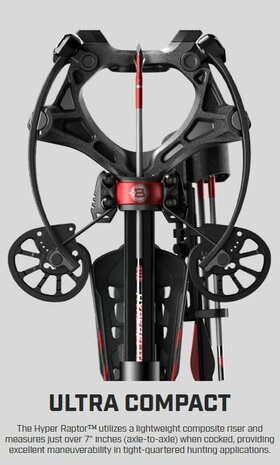 Barnett Hyper Raptor™ BCX | 210 lbs / 410 fps | Complete set!