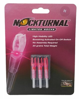 Nockturnal Lighted nocks H-size | 3-pack